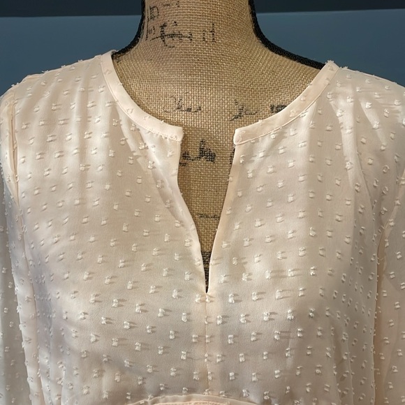 Loft Light Apricot Small Lined Blouse - Picture 2 of 9